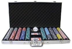 New 750 Eclipse Poker Chips Set with Aluminum Case Pick Denominations
