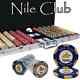 New 750 Nile Club Ceramic Poker Chips Set with Aluminum Case Pick Denominations