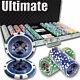 New 750 Ultimate 14g Clay Poker Chips Set with Aluminum Case Pick Chips