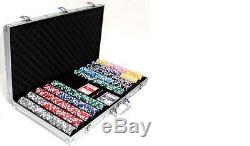 New 750 Ultimate 14g Clay Poker Chips Set with Aluminum Case Pick Chips