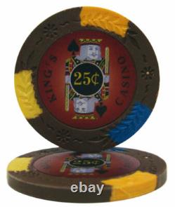 New Bulk Lot of 750 Kings Casino Poker Chips Pick Denominations