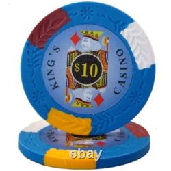New Bulk Lot of 750 Kings Casino Poker Chips Pick Denominations