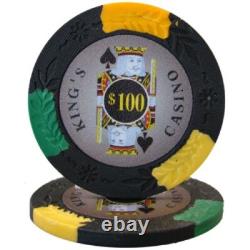 New Bulk Lot of 750 Kings Casino Poker Chips Pick Denominations