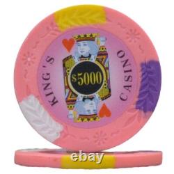 New Bulk Lot of 750 Kings Casino Poker Chips Pick Denominations