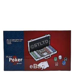 New Professional Poker Chips Texas Hold'em Set Casino Play cards Pokerstars 11.5