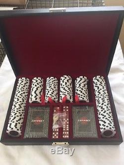 New Rare Odyssey Golf Casino Chips Poker Set With Cards, Dice Callaway Whi/black