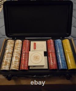 New, sealed Slowplay Godel 14g Poker Chips set for Texas Gold em' 300 pieces