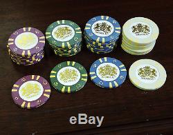 Noble Games Poker Chip Set 491 Bud Jones Chips David R Ripley Designer 1999