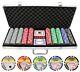 ONE CENT COINS 11.5g 500pc Royal Flush Poker Chips Set