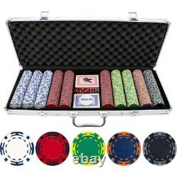 ONE CENT COINS 14 gram 500 piece Z Striped Clay Poker Chips