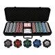 ONE CENT COINS 500pc Pro Poker 13.5g Clay Poker Chips Set