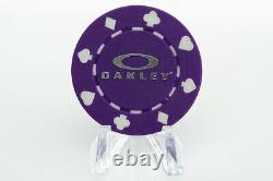 Oakley Poker Chips Purple & Gray Set of 11 Coin Pin Romeo Mars XX X-Squared