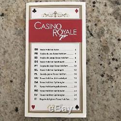 Omega Casio Royale James Bond Poker Chip Set Briefcase Limited Edition