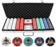 Outlaw 500-Piece Clay Poker Chip Set 13g Chips, Aluminum Case READ