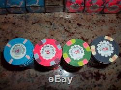 Paulson Scandia Casino Poker Chips Set Of 500. Incredibly Rare
