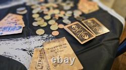 PIRATEGOLD Pirate Themed Metal Poker Chip Set, Captains Trunk, Liar's Dice