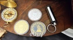 PIRATEGOLD Pirate Themed Metal Poker Chip Set, Captains Trunk, Liar's Dice