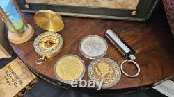 PIRATEGOLD Pirate Themed Metal Poker Chip Set, Captains Trunk, Liar's Dice