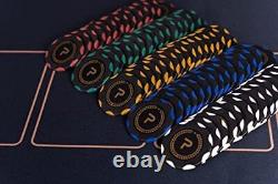 PLAYWUS Clay Poker Chips Set, Professional Poker Set with 300 Pcs 13 Gram