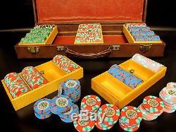 POKER CHIP SET Cash Game 1/2 NO LIMIT Texas Hold Em 2/5 or 5/10 DUNES CASINO