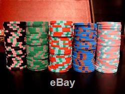 POKER CHIP SET Cash Game 1/2 NO LIMIT Texas Hold Em 2/5 or 5/10 DUNES CASINO