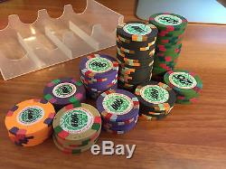 Paulson + BCC Poker Clay Poker Casino chips set 80 ct. BOND de Isthmus