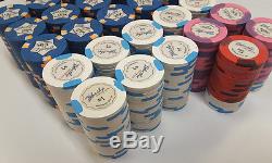 Paulson Blue Chip Casino poker chip set Michigan City, Indiana
