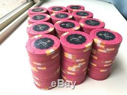Paulson Horseshoe Cincinnati poker chips (840 ct) cash set