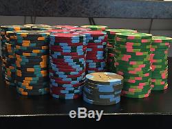 Paulson Hotstamp Denominated Poker Chip Set