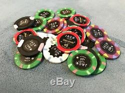Paulson Jack Detroit casino poker chips (800 count cash set)