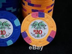 Paulson Le Cove Chips 489pc Set $1, $5, $10, $20