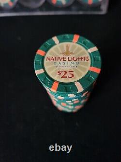 Paulson Native Lights $25 poker chips 100ct