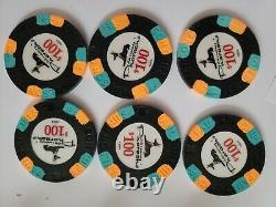 Paulson Pharaoh Poker Chip Set. 200. Excellent condition. Mint