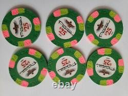 Paulson Pharaoh Poker Chip Set. 200. Excellent condition. Mint