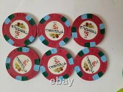 Paulson Pharaoh Poker Chip Set. 200. Excellent condition. Mint