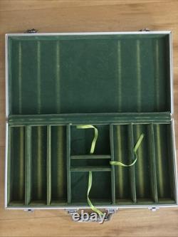 Paulson Pharaoh's Poker Chips COMPLETE BOX SET 50x25c, $1, $5 Red White Blue Mint