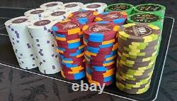 Paulson Poker Chip Set of 300 (Mint condition) Genuine Clay Casino Chips