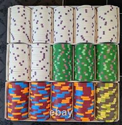 Paulson Poker Chip Set of 300 (Mint condition) Genuine Clay Casino Chips