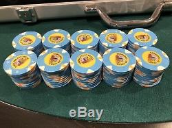 Paulson Poker Chip set Fabulous Las Vegas Set Of 600 Uncirculated NCV Top H&C
