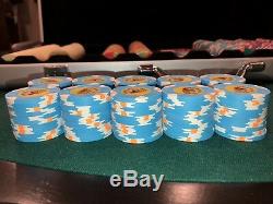 Paulson Poker Chip set Fabulous Las Vegas Set Of 600 Uncirculated NCV Top H&C