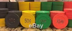 Paulson Poker Chips Semi Custom Hot Stamp Suits Mold Micro Cash Set
