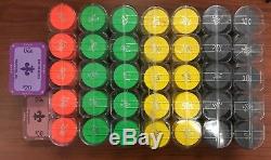 Paulson Poker Chips Semi Custom Hot Stamp Suits Mold Micro Cash Set