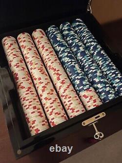 Paulson Poker Chips set of 775 James Bond Casino De Isthmus mint condition