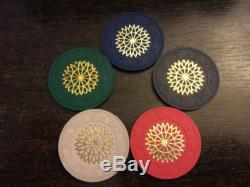 Paulson Starburst Clay Poker Chip Set, 5 Colors, 300 chips