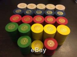 Paulson Starburst Clay Poker Chips, 400+ chip set, 5 colors