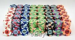 Paulson Top Hat and Cane Classic Poker Chip Set (799 collectible chips total)