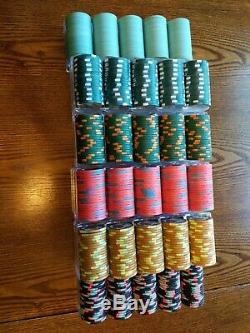 Paulson Top Hat and Cane Clay Poker Chip Set