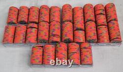 Paulson Top Hat and Cane Double Down Saloon 5.00 Poker Chips Set of (498)