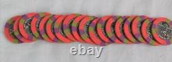 Paulson Top Hat and Cane Double Down Saloon 5.00 Poker Chips Set of (498)