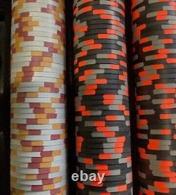 Paulson Top Hat and Cane Poker Chips Home Set 724 Chips Private Card-Room
